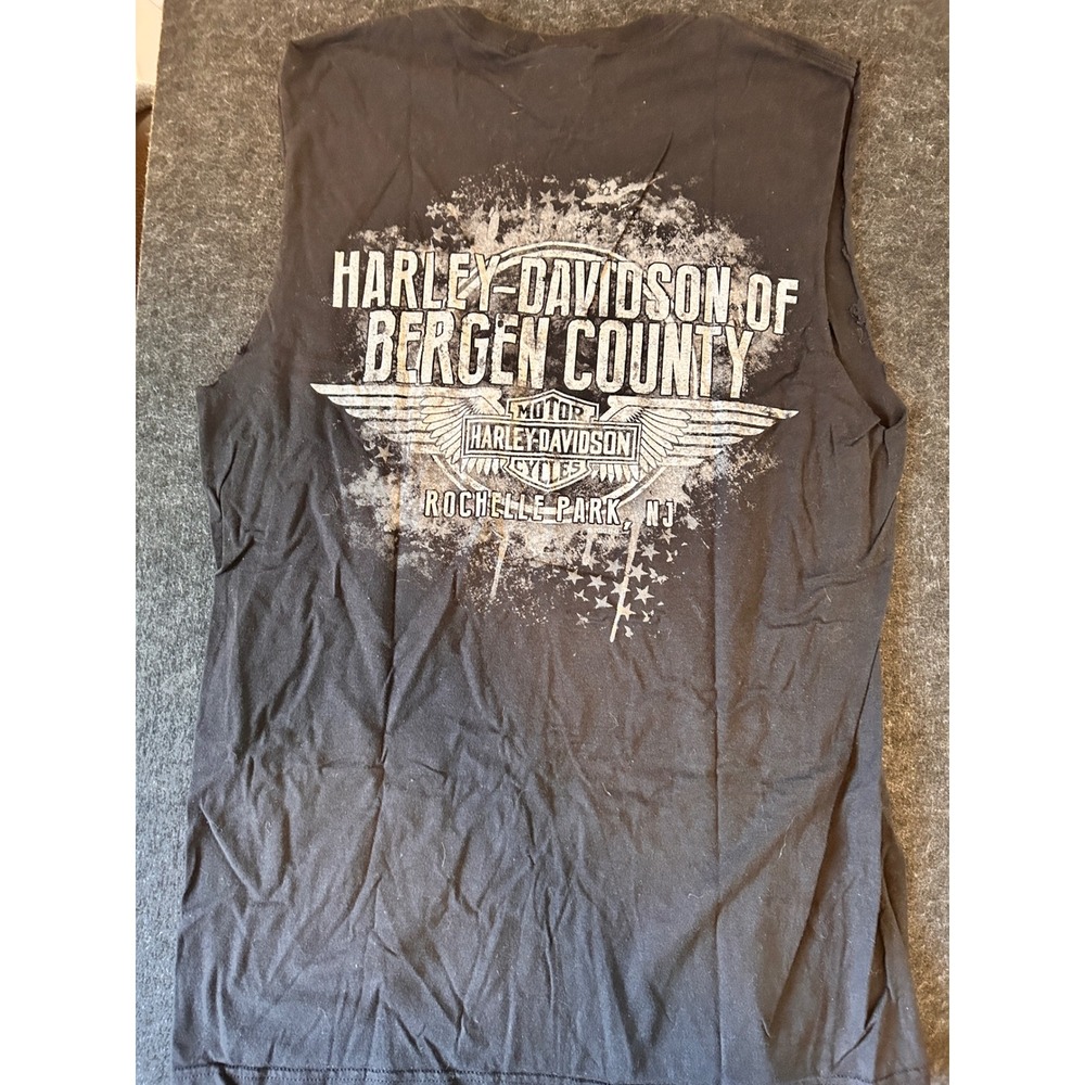 Harley Davidson of Bergen County Mens Sleeveless Rochelle Park NJ‎ Graphic Print